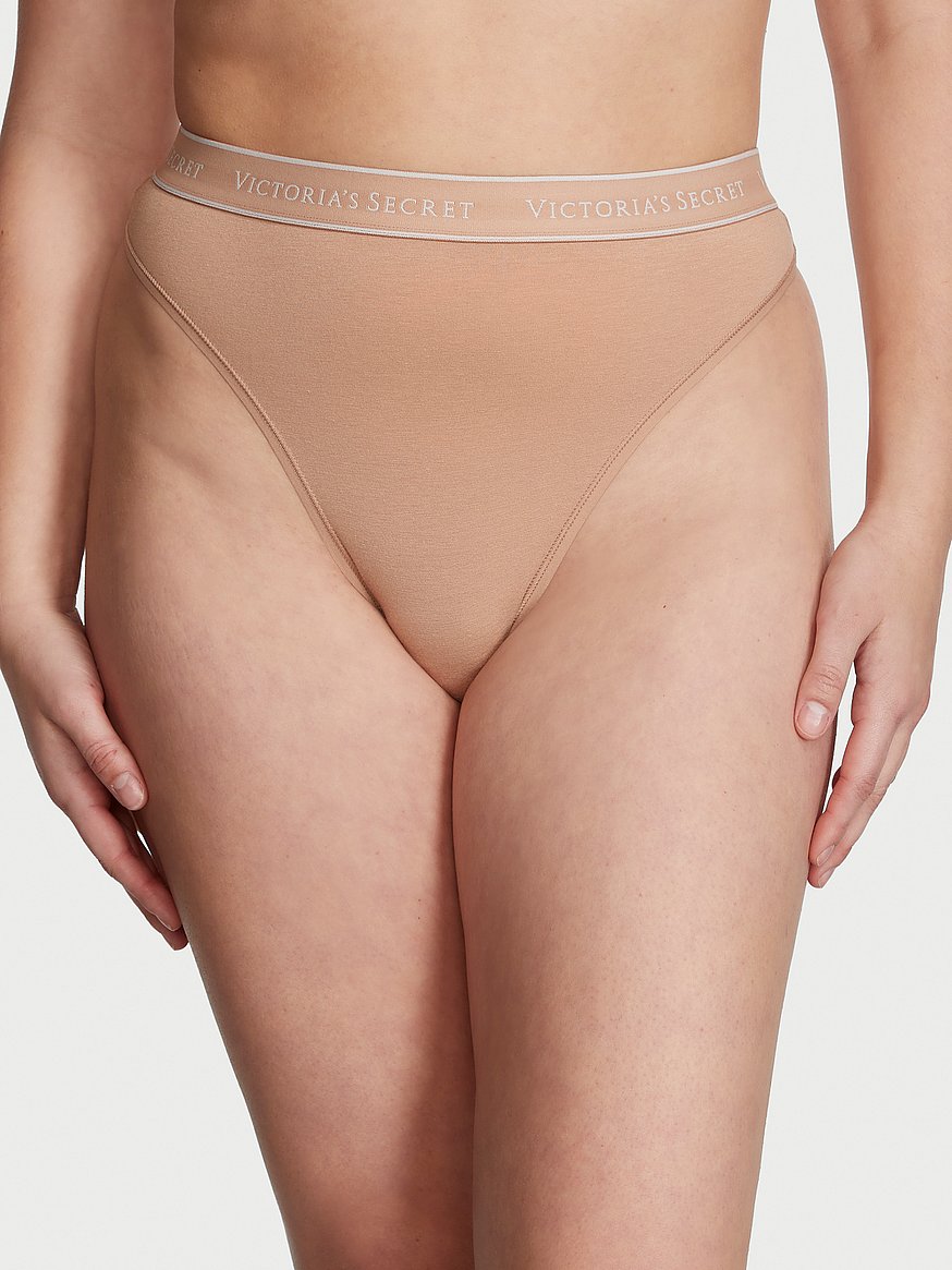 Sleek and Seamless High-Waist Thong Panty by Victoria's Secret