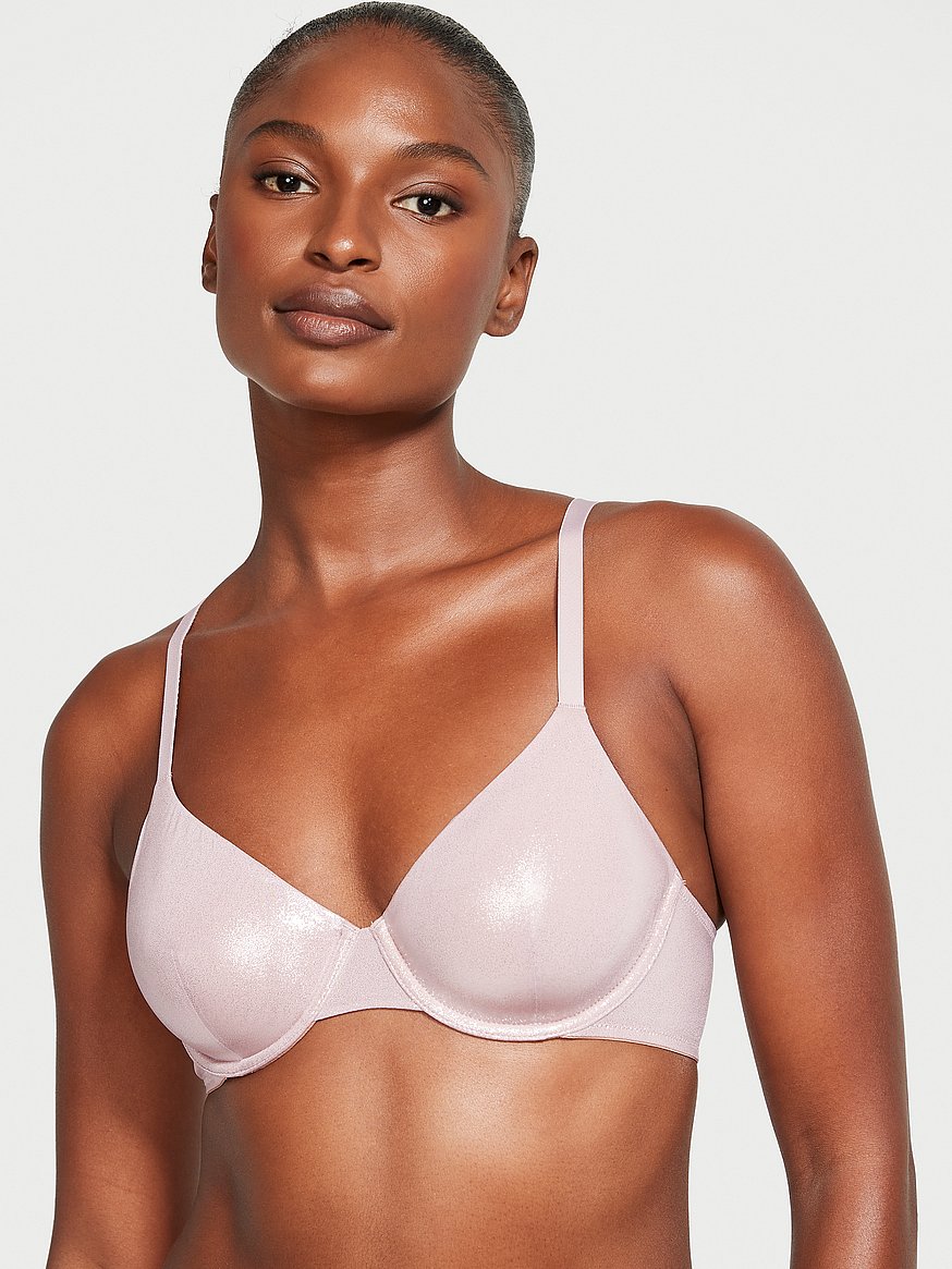 Victorias Secret Angelight Lightly Lined Perfect Coverage Shimmery Bra-34-36-38