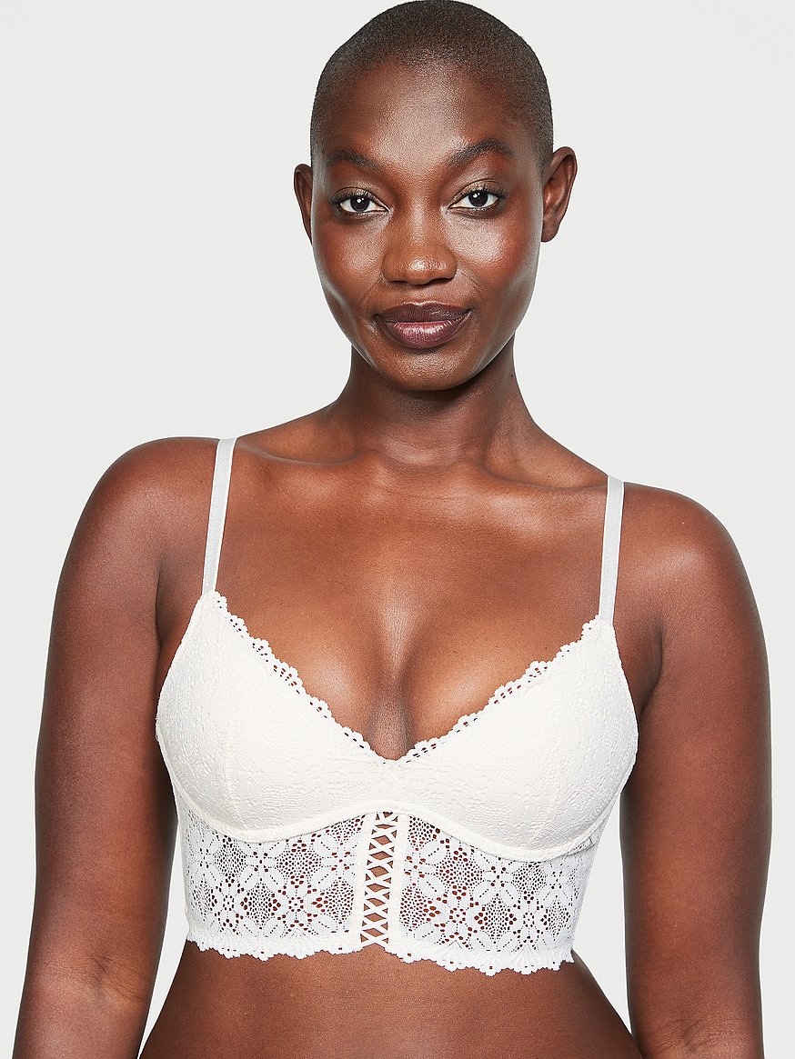 Shop Show Off Unlined Real Lace Bra online