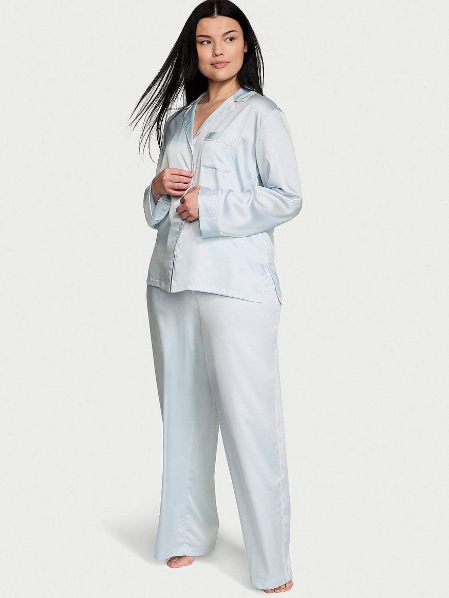 Satin Long Pajama Set