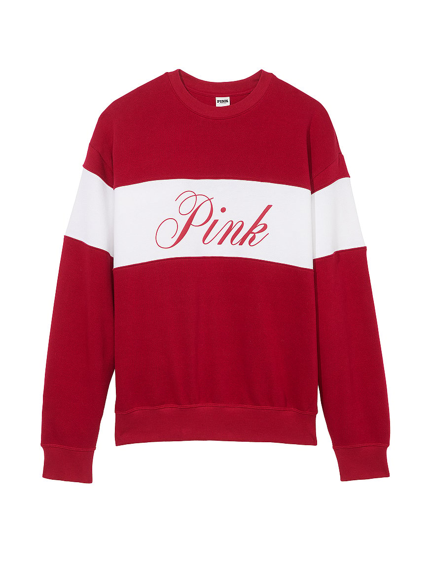 Victoria's Secret Pink Crew Neck Pullover Sweatshirt