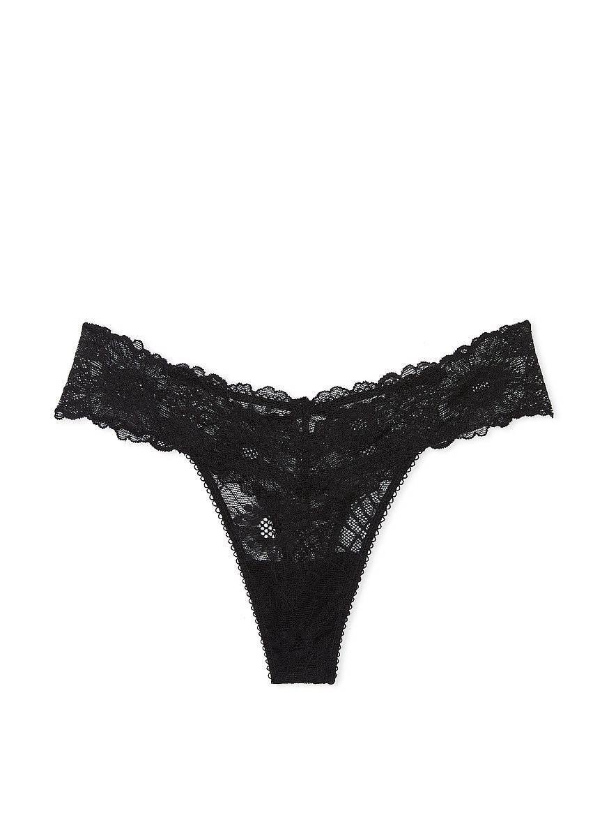 Buy Victoria's Secret Lace Shimmer Thong Panty from Next Malta