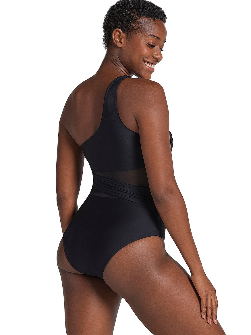 Buy Asymmetrical Slimming Compression One-Piece Swimsuit - Order