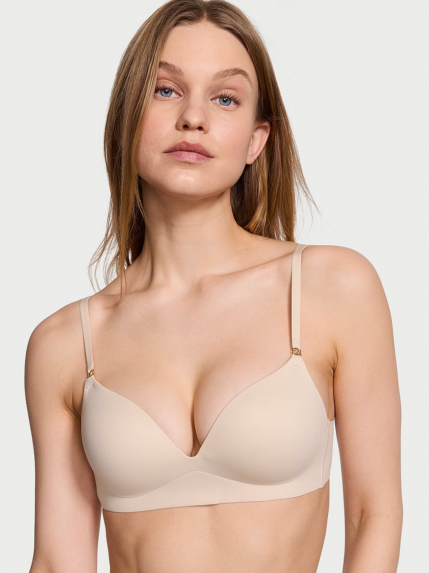 Smooth Lightly Lined Balconette 1093311-S:PANTONE Deep Taupe:48DD