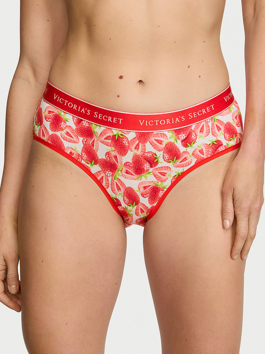 Logo Cotton Hiphugger Panty