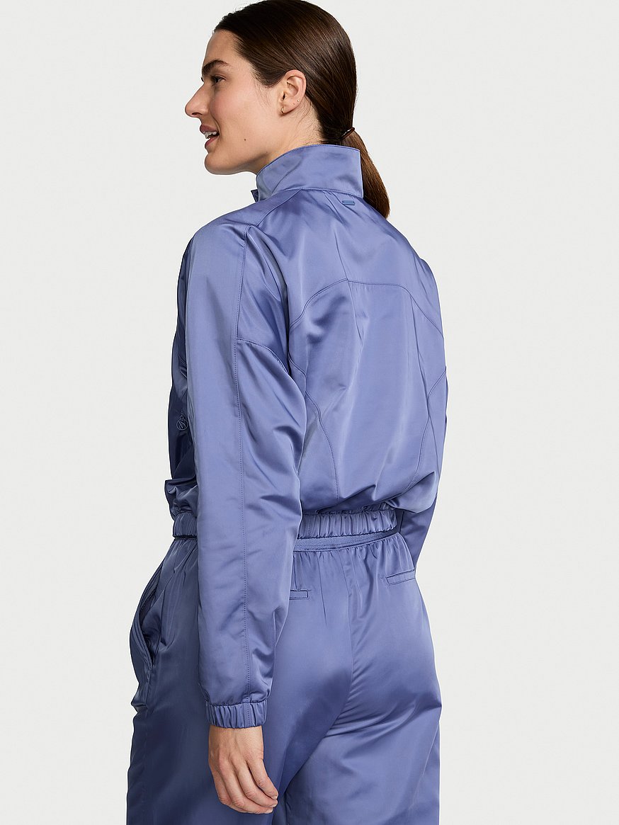 Lux Glossy Sport Full-Zip Jacket