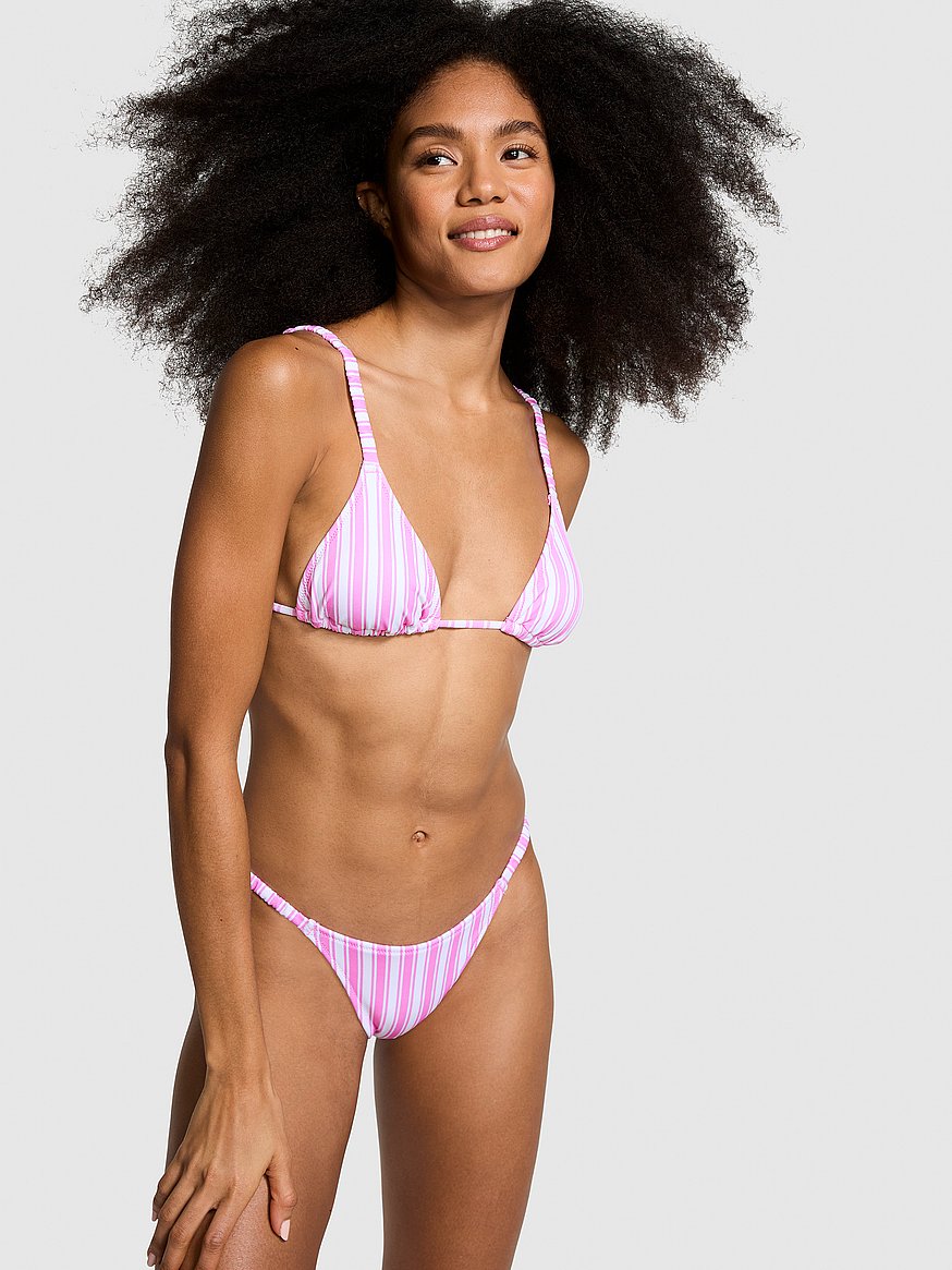 Buy Scrunchie String Bikini Bottom - Order Bikini Bottom online 1124790100  - PINK US