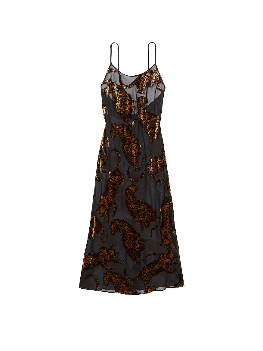 Victoria's Secret Leopard on sale Satin Slip