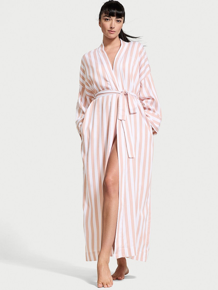 Modal Cotton Long Robe Print M L Women s Robes Victoria s Secret