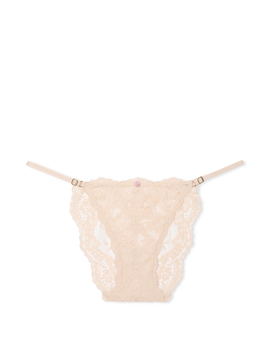 Lace Adjustable String Bikini Panty