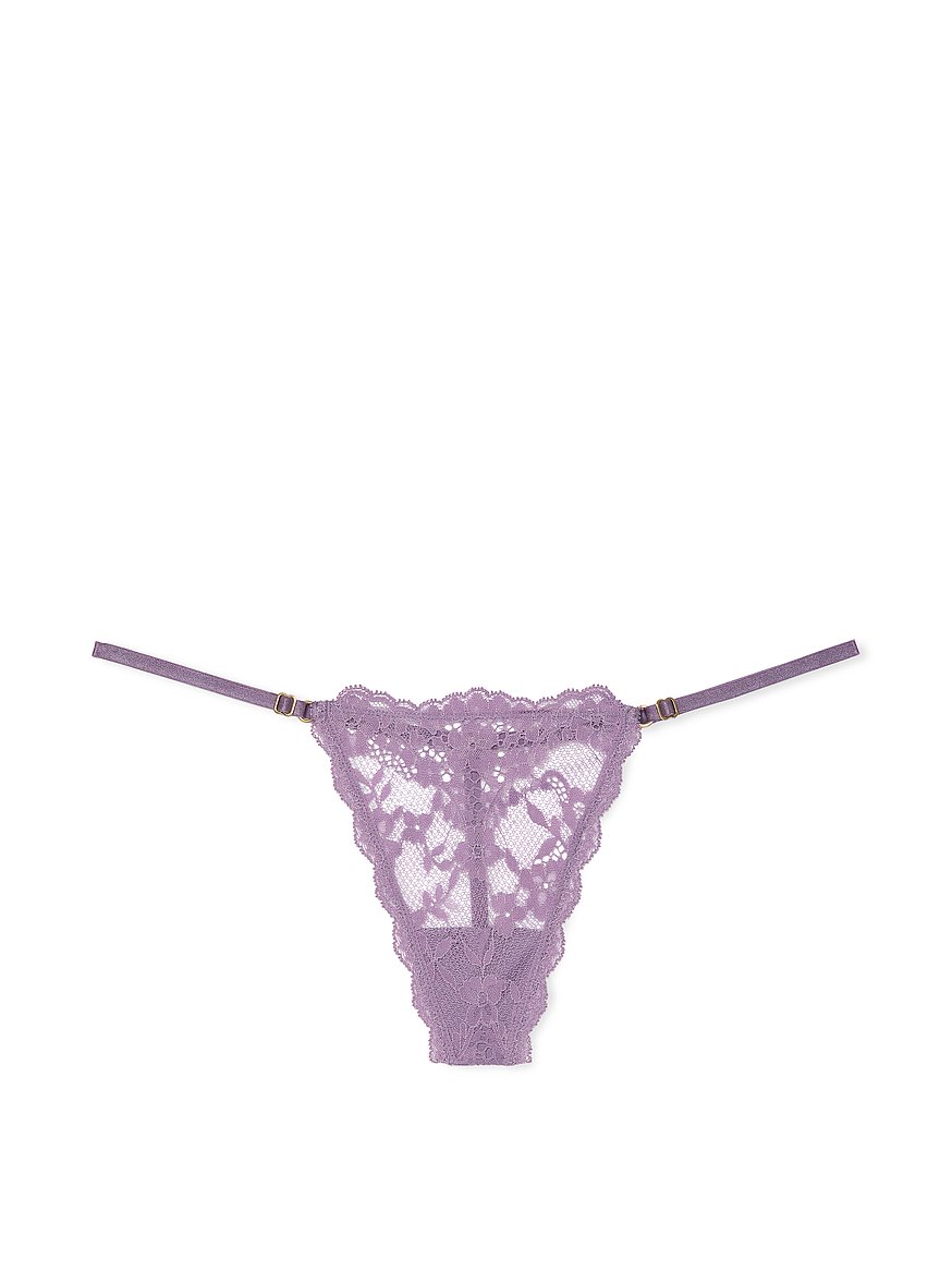 Lace Adjustable V-String Panty