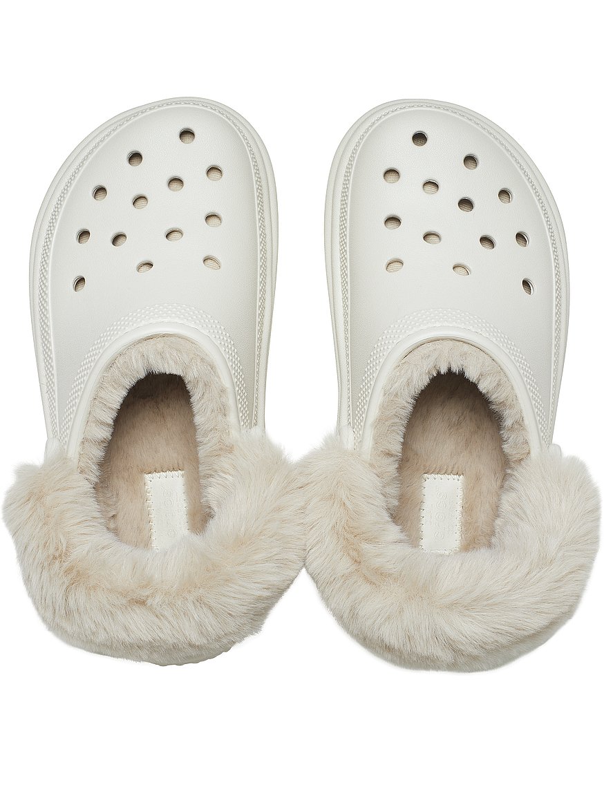 Lined croc slippers fashion