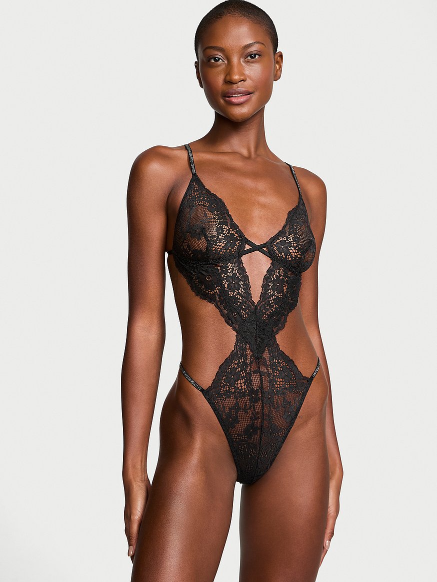 Victoria's Secret online Laced Teddy Lingerie