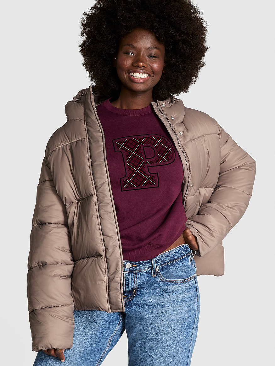 Victoria’s Secret PINK store Puffer Warm Coat Jacket Small