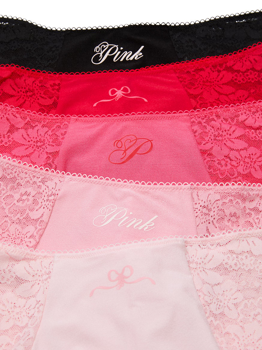 5-Pack No-Show Cheeky Panties