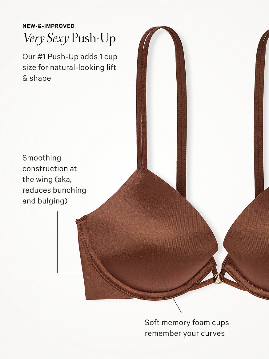 Scattered Shine Strap Push-Up Bra