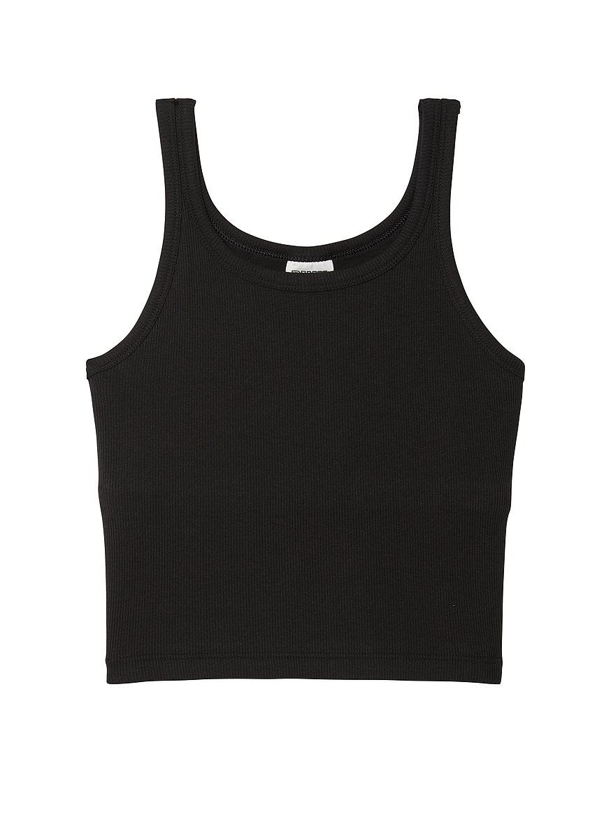 V FOR CITY Ribbed Cami Crop Tops with Shelf Bra for India