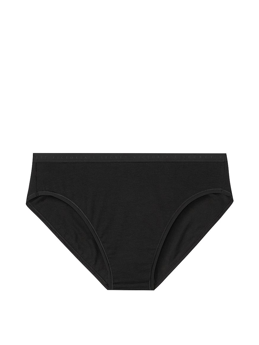 MIA Stretch Soft Black Lace Brief Panties
