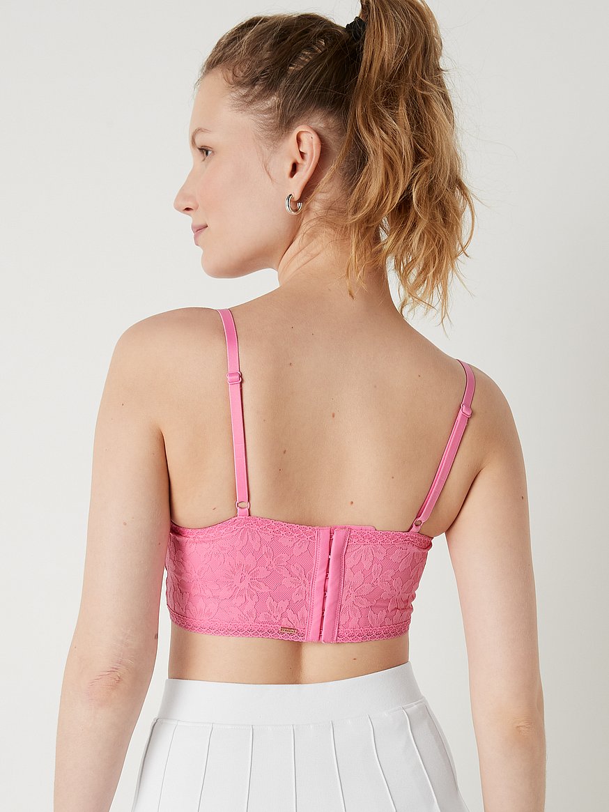 Victoria's Secret bustier corset top Pink Size M petite - $50 - From  isabella