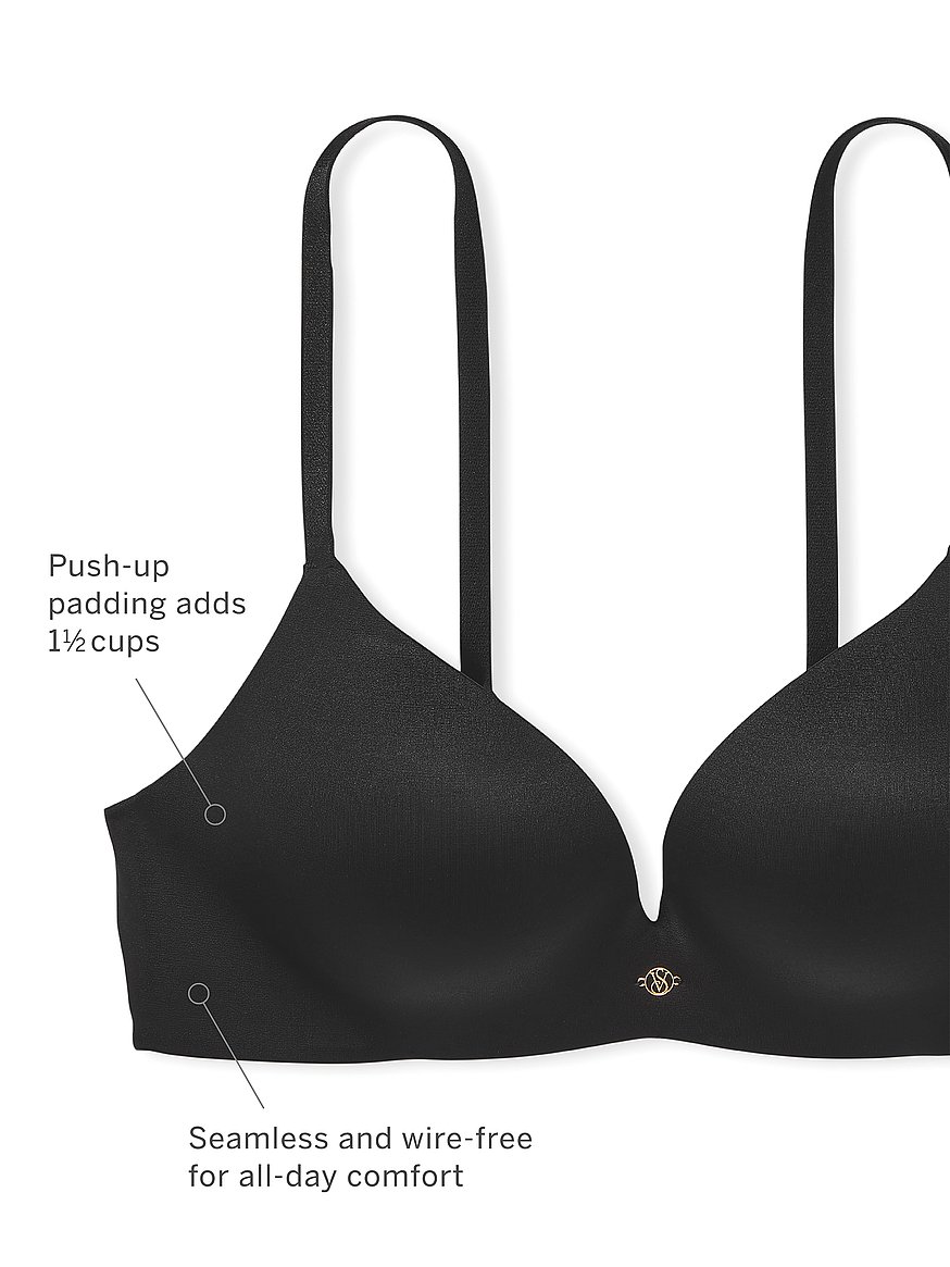 New Victoria's Secret Very Sexy Push-Up Bra In Black - 32DDD