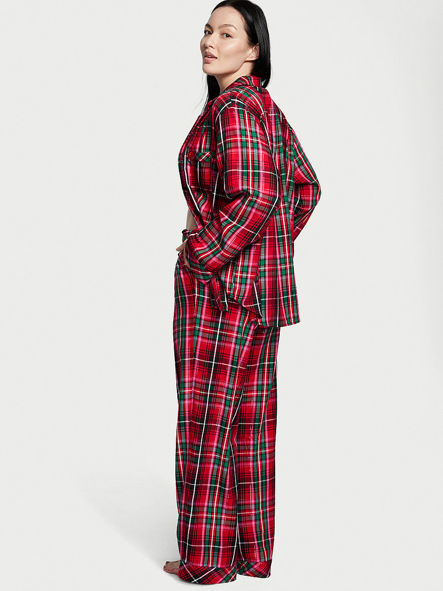 Victoria secret flannel hot sale boxer pj