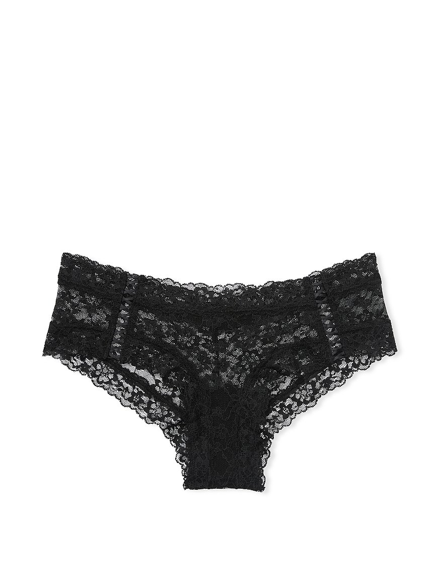 Victoria's Secret Lacie Cheeky Panty Pack, Women's Underwear (XS-XXL),  Black, XL : : Fashion