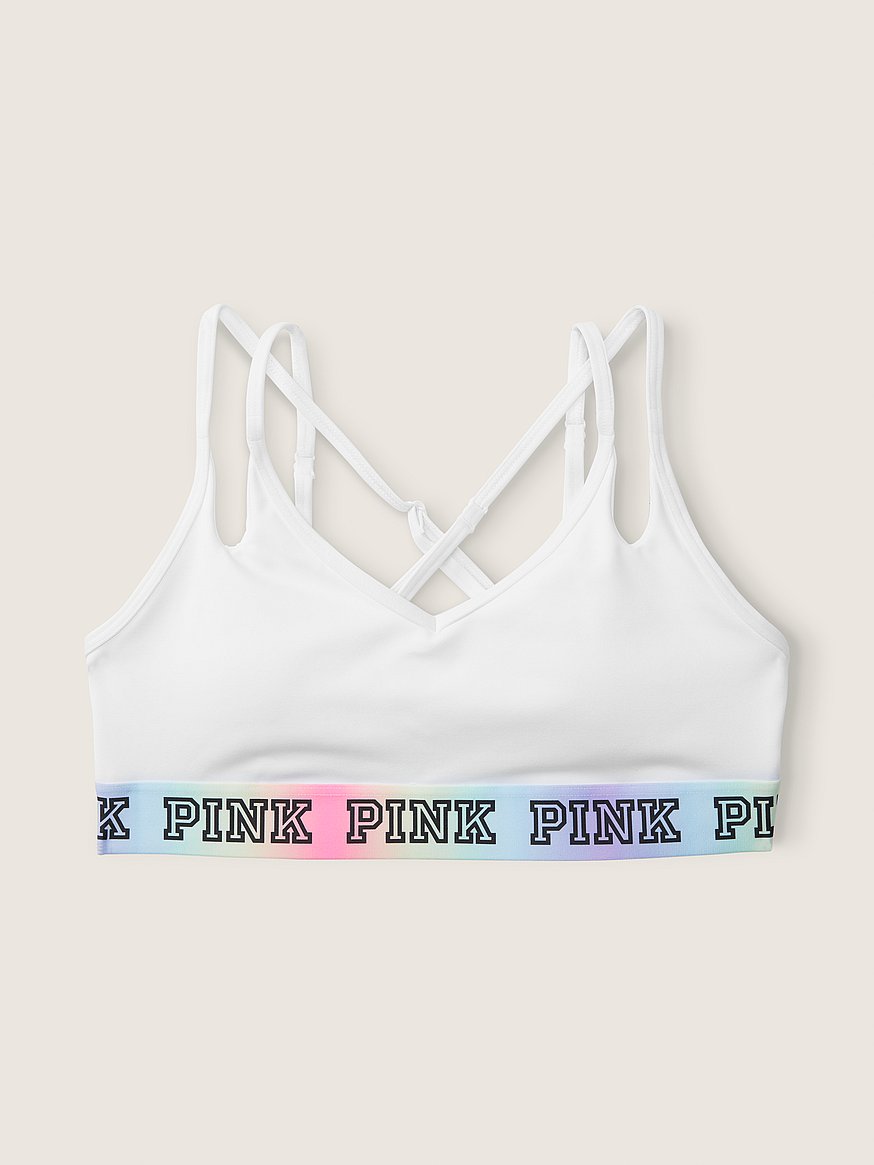 Victoria's Secret Pink Ultimate Sports Lightly Lined Bra Color Blue Size  Medium-DD New