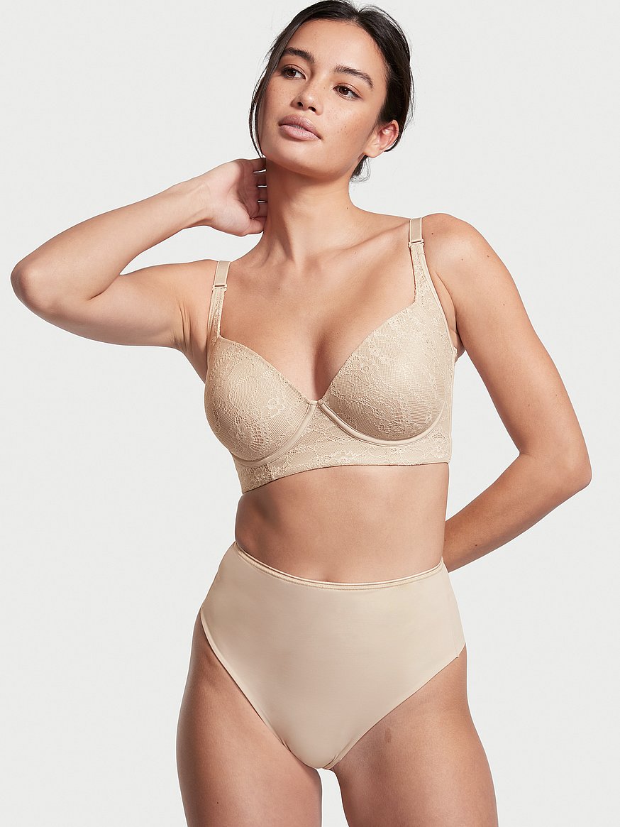 Leonisa High Profile Back Smoothing Bra with Soft Full Coverage