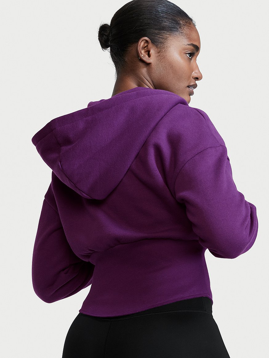 Buy Cotton Fleece Full-Zip Hoodie - Order Hoodies & Sweatshirts online  5000008828 - Victoria's Secret US