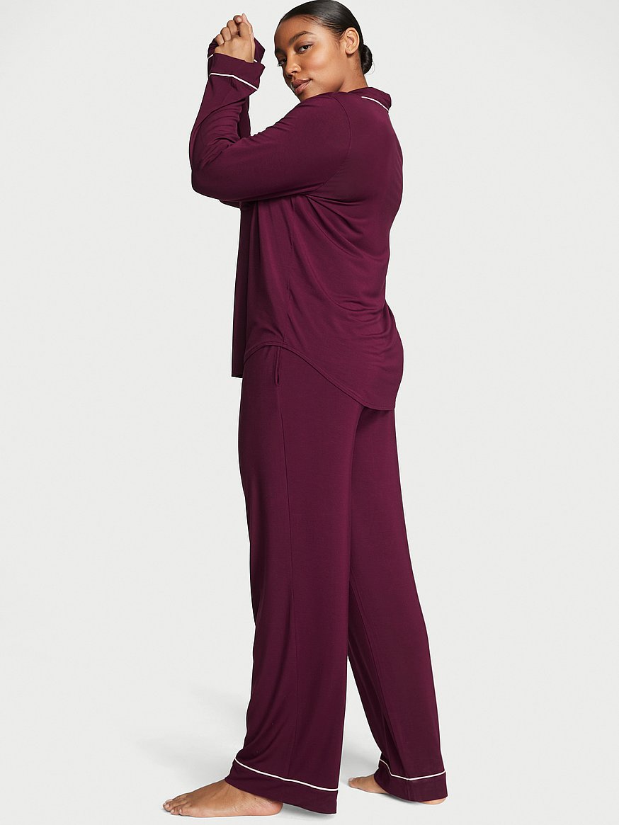 HEAVENLY VICTORIA'S SECRET Supersoft Modal Cami & Long Pant Pyjama Set -  Small £30.00 - PicClick UK