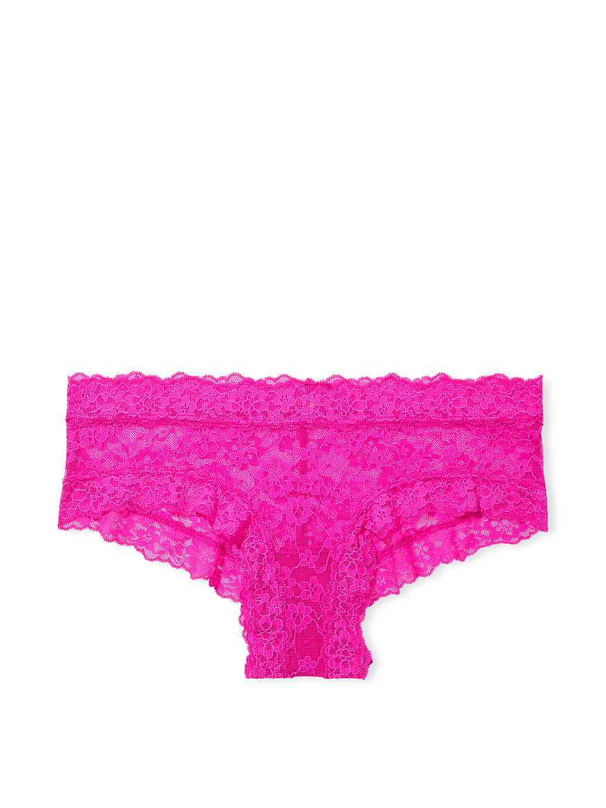 Buy Victoria's Secret Bali Orchid Pink Posey Lace Bikini Knickers