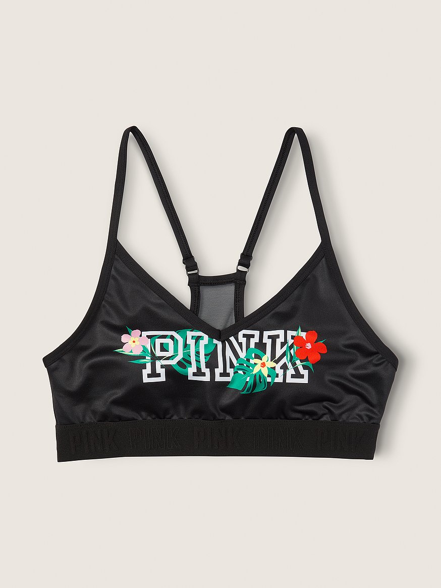 PINK Victoria's Secret, Intimates & Sleepwear, Victorias Secret Pink  Ultimate Scoop Sports Bra Chalk Rose Large