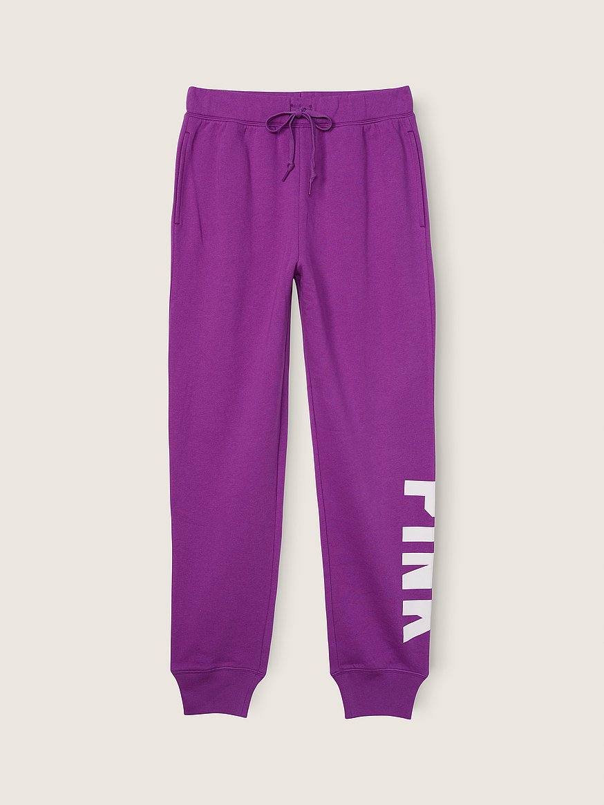 Victoria's Secret Pink Logo Classic Pant Sweatpants Dreamy Lilac M, L NWT