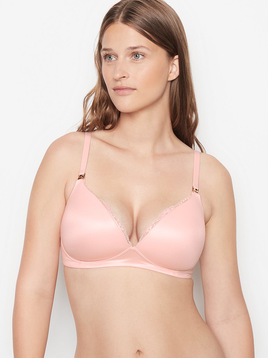 Essential Nursing And Pumping Bra - Baby Blues and Pink