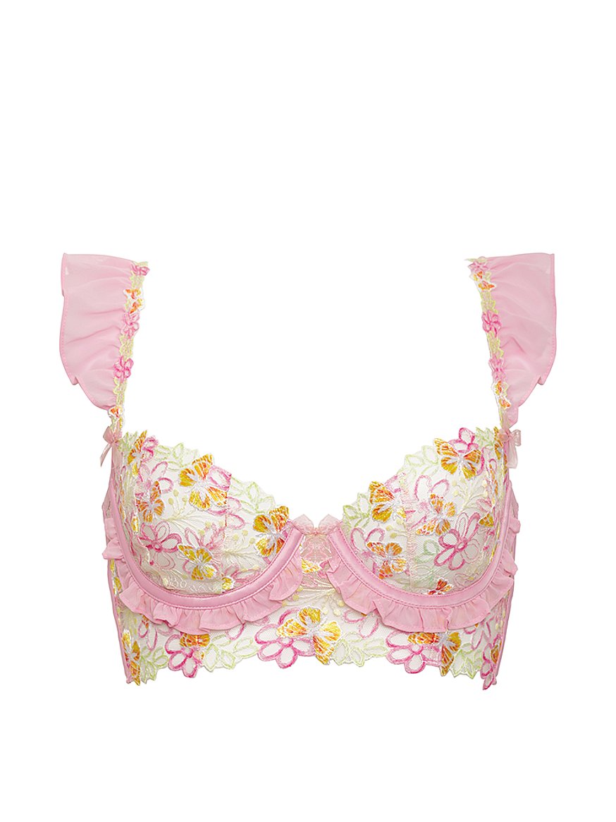 Buy Butterfly Embroidery Corset Top - Order Bras online 1121876200 - Victoria's  Secret US
