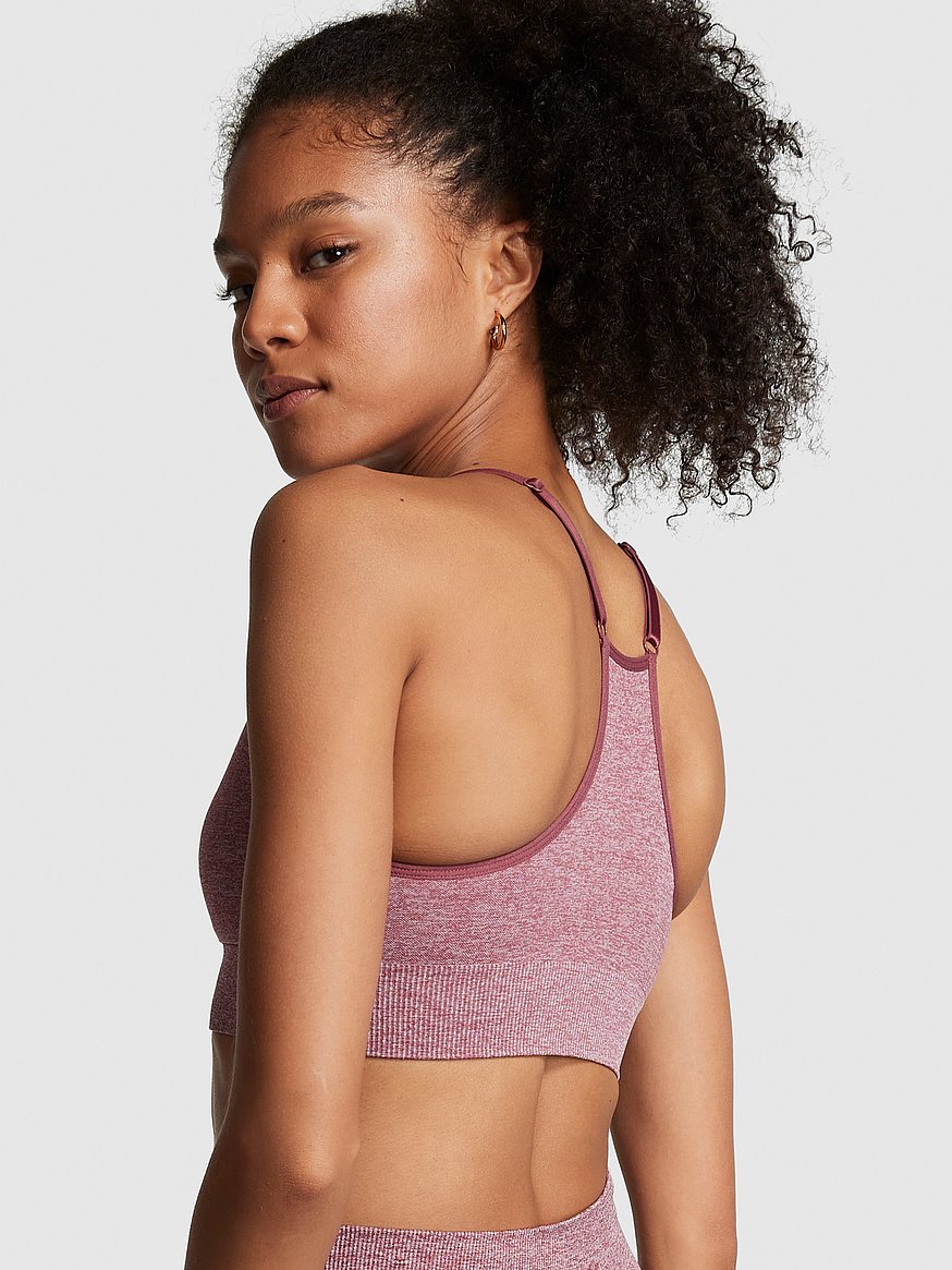 The North Face L76947 Womens Fuchsia Pink Movmynt Racer Back Bra