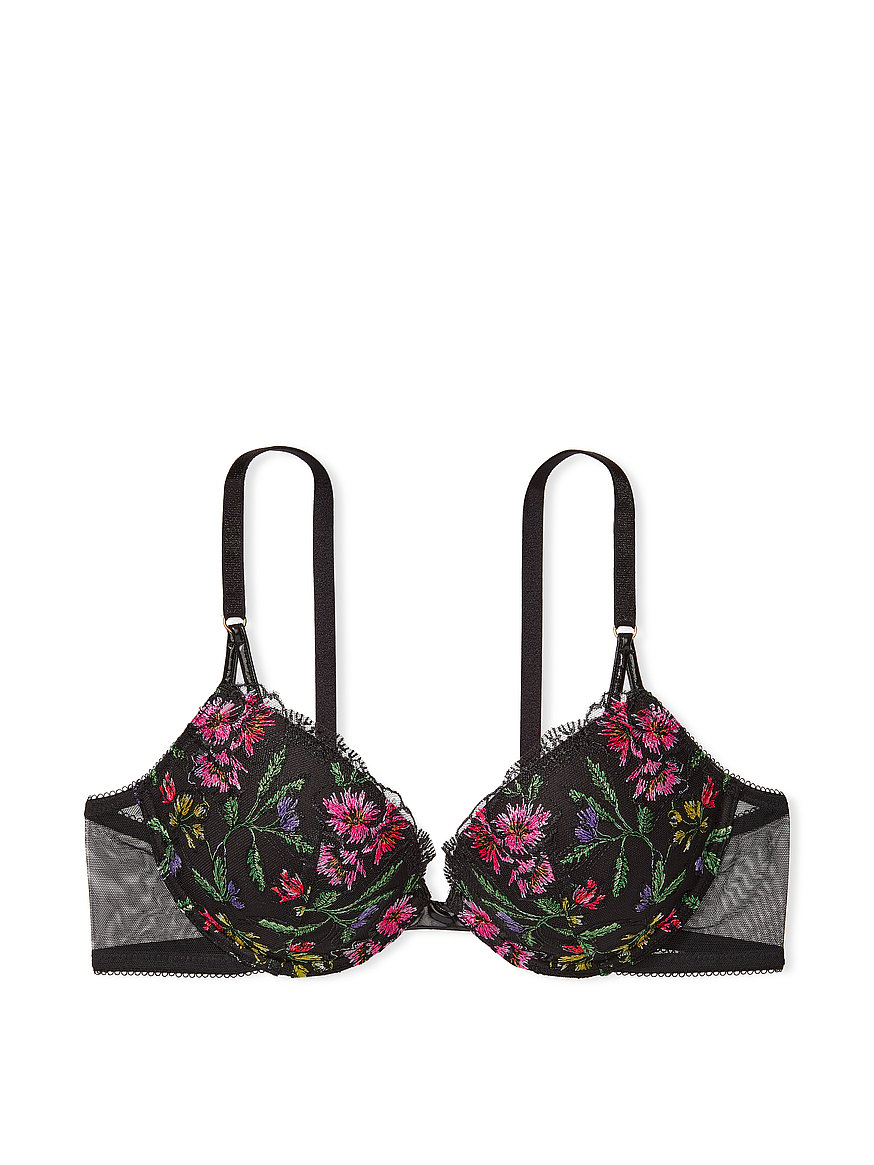 Yiselle Floral Lace Pushup Bra – ForU Lingerie