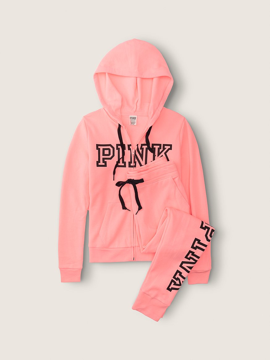 Vs pink full zip set outlets