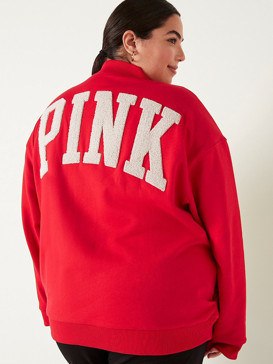 Victoria secret shop letterman jacket