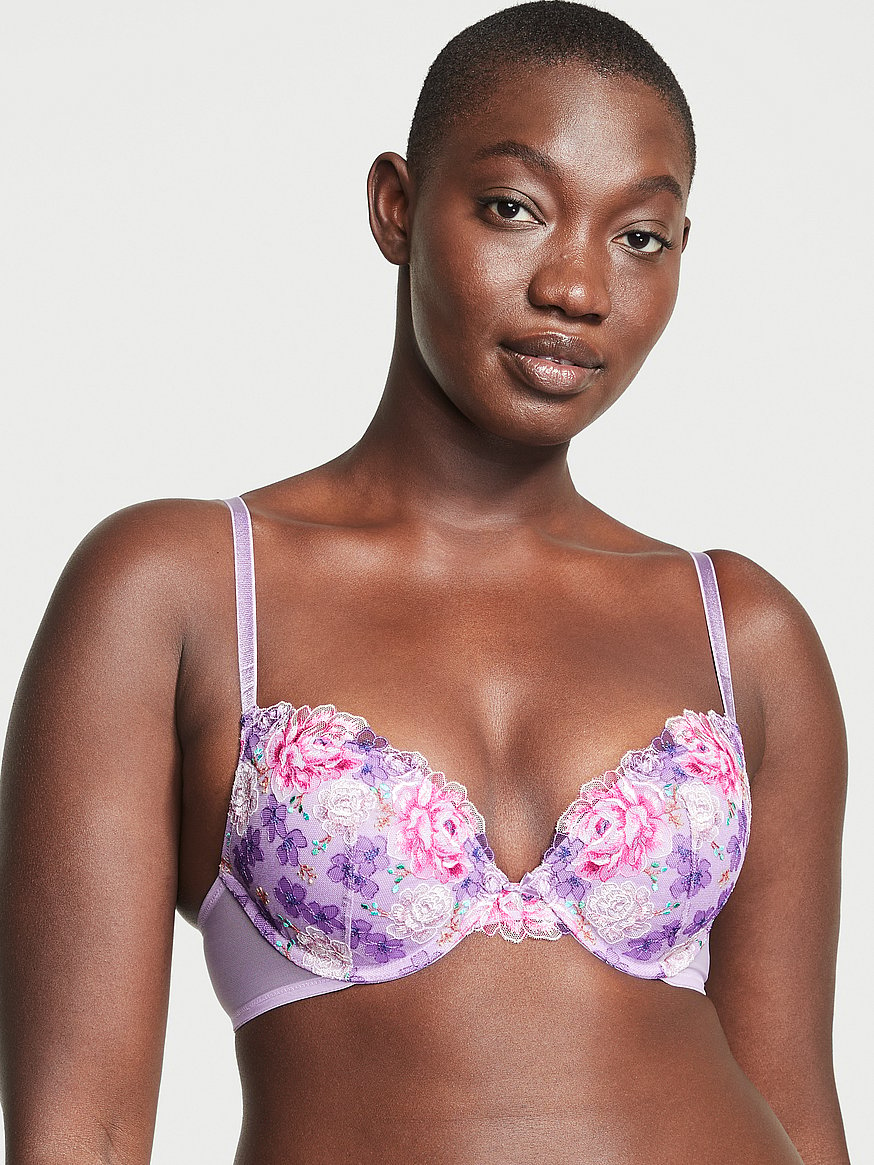 Buy Victoria's Secret PINK Ensign Blue Smooth Push Up Bra from Next  Luxembourg