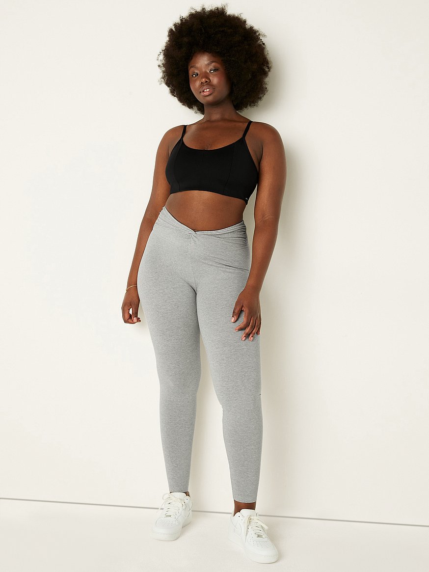 Victoria Sport + Anytime Cotton Ribbed Leggings