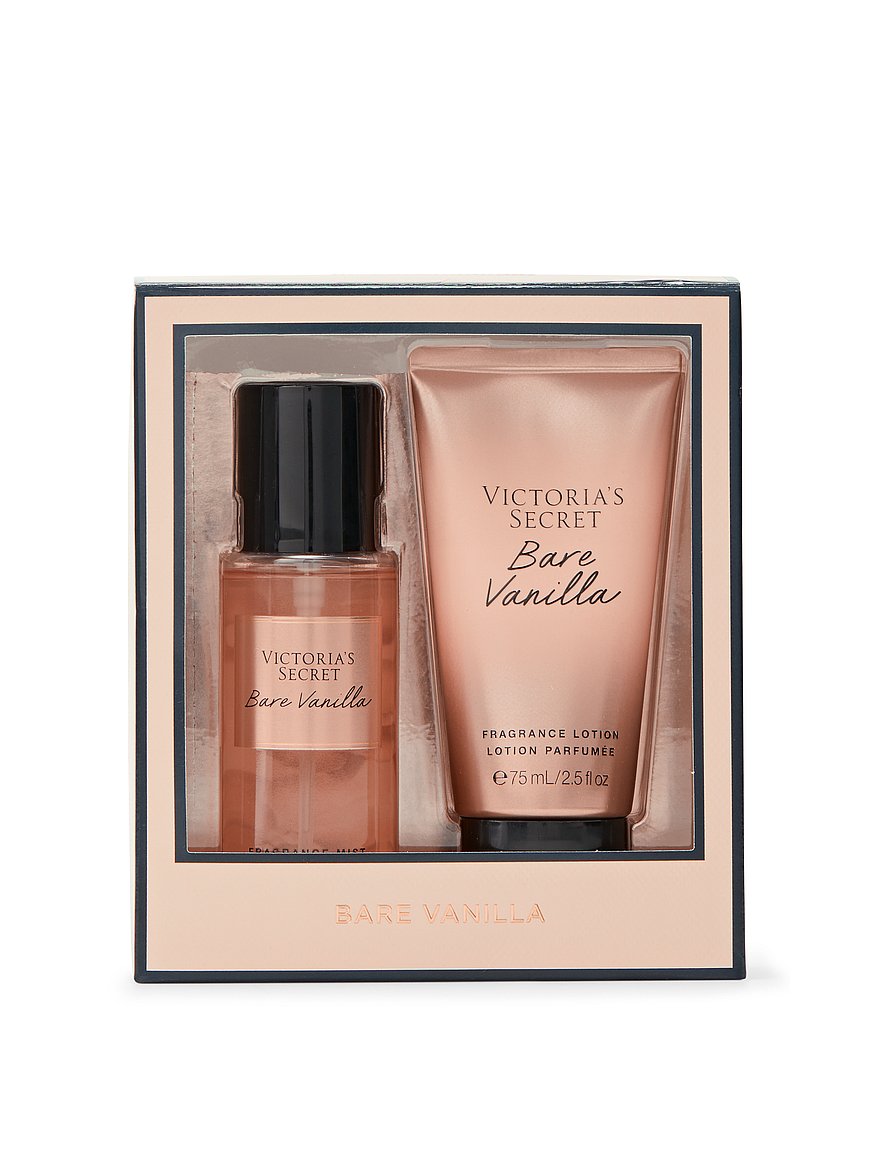 Bare Vanilla Mini Mist & Lotion Duo - Body Fragrance - beauty