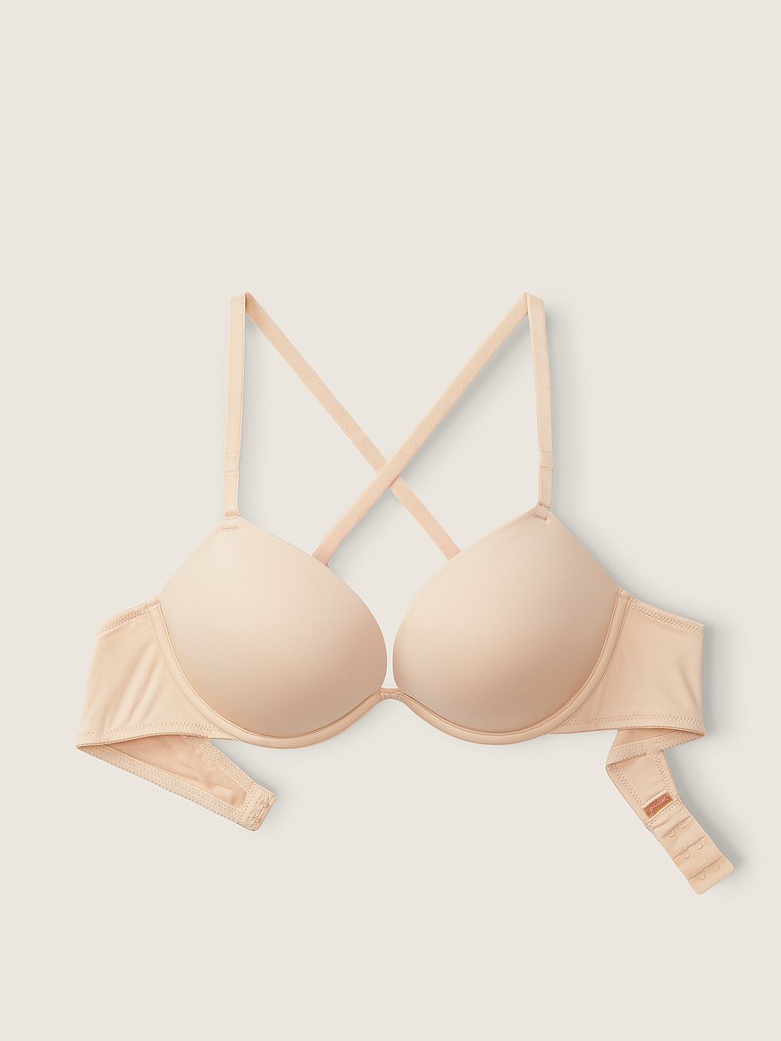 PINK - Victoria's Secret Pink Size 30c push-up bra Tan - $11 (63% Off  Retail) - From Brooklyn