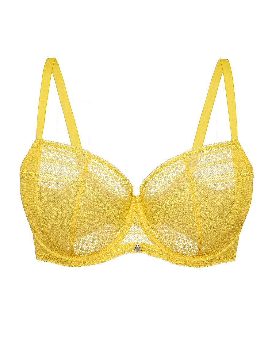 Buy Victoria's Secret Lemon Yellow Lace Lightly Lined Non Wired Bra from  Next Luxembourg