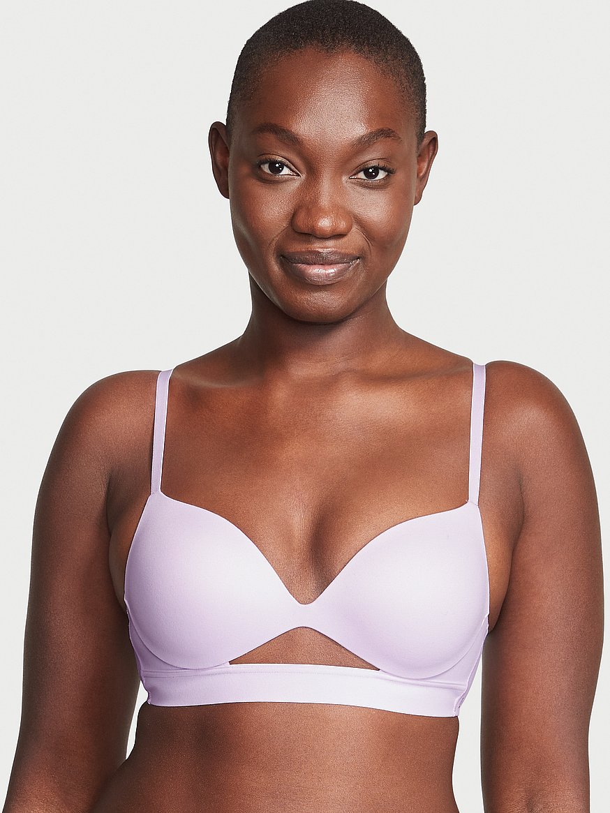 GRACING Non-Wired Push up bra, Laces effect (size 34B)