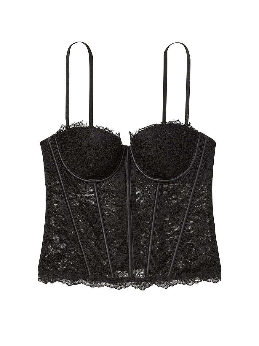 NEW VS VERY top SEXY Floral Lace Corset M