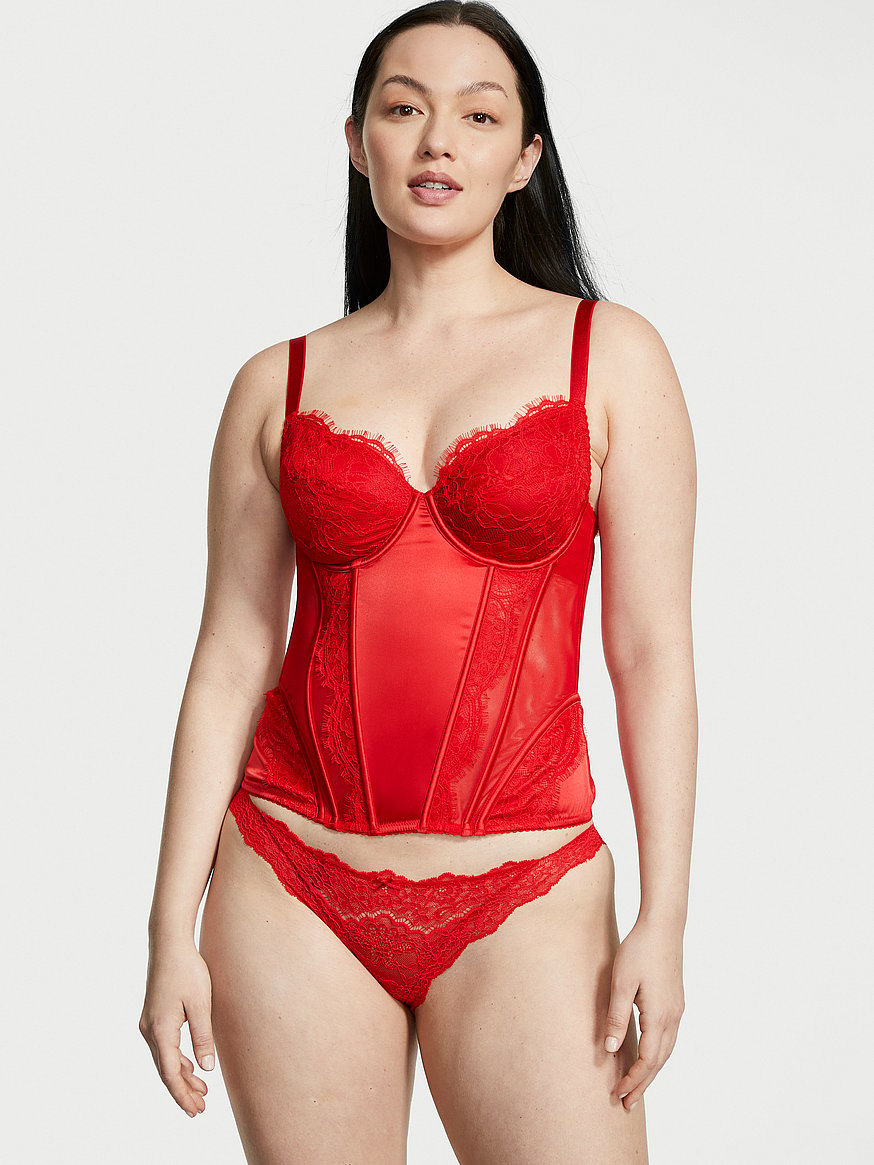 Victoria's Secret Bio Fit Unlined Full Coverage Lace Bra Burgundy Size 40D  Glam Red - $35 (40% Off Retail) - From Amanda