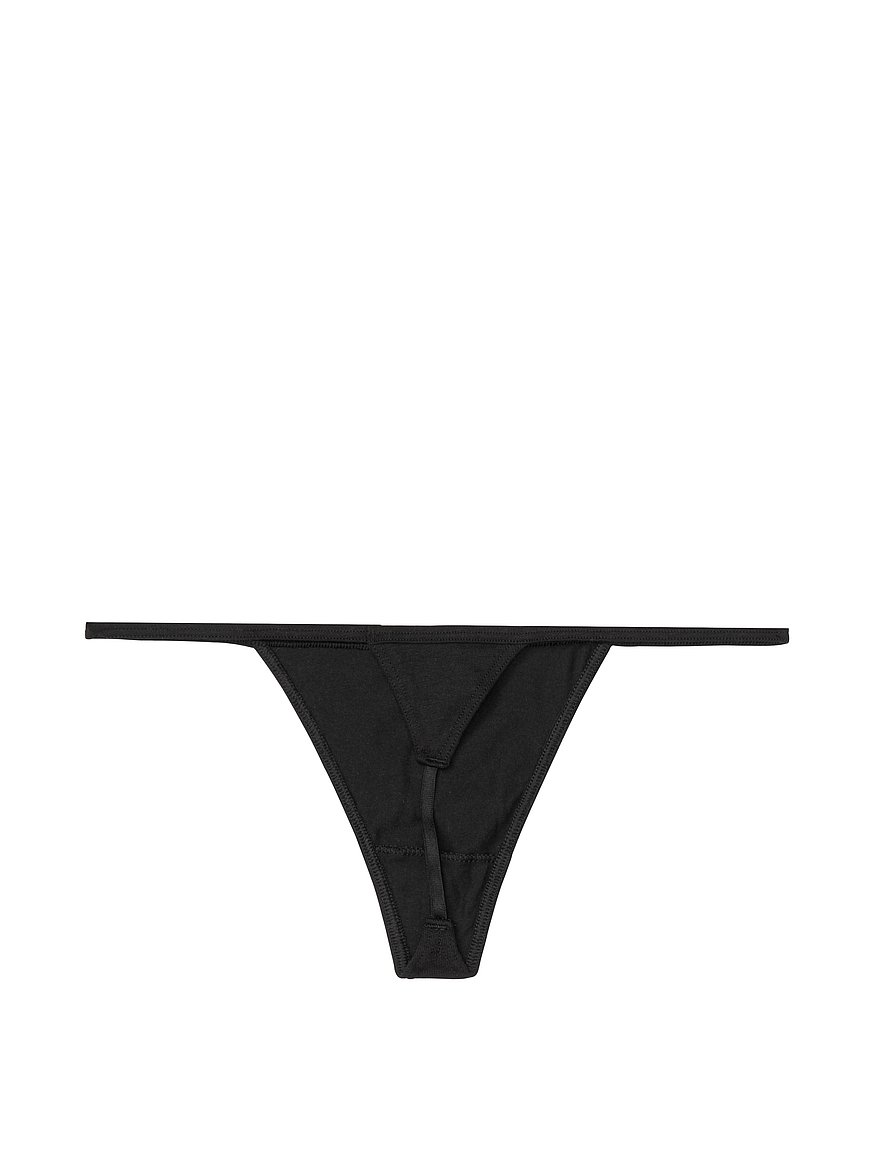 VICTORIA'S SECRET Black Sequin V-String Thong Panty S M L XL Sexy Shine  Glitter