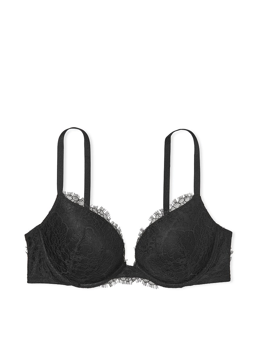 Chantilly Lace High-neck Bra from Victoria Secret on 21 Buttons