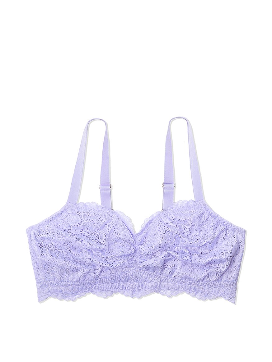 Victoria's Secret Floral Hollow Lace Lifting Shaping Sequin Bra